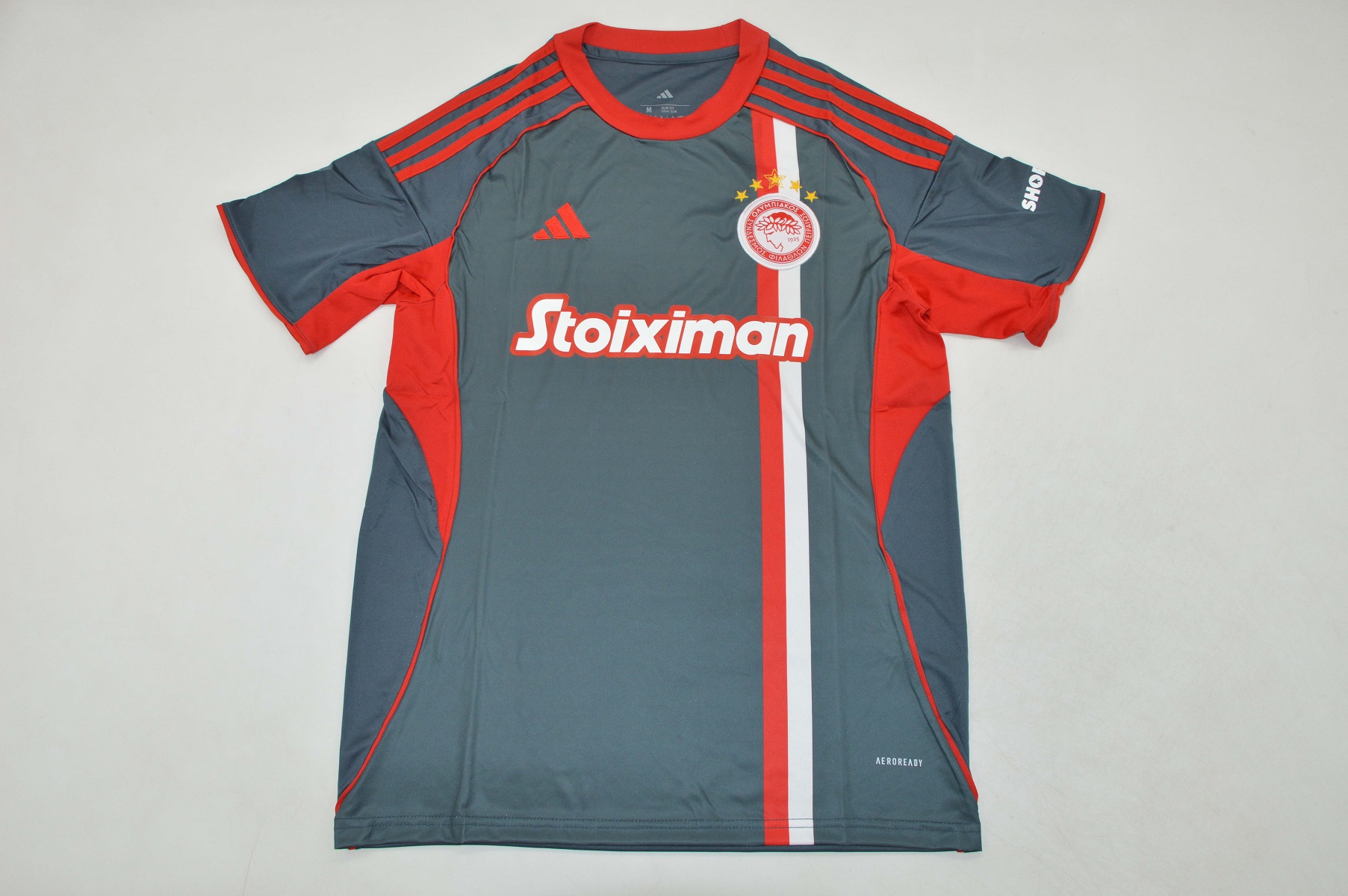 AAA Quality Olympiacos 25/26 Third Grey Soccer Jersey